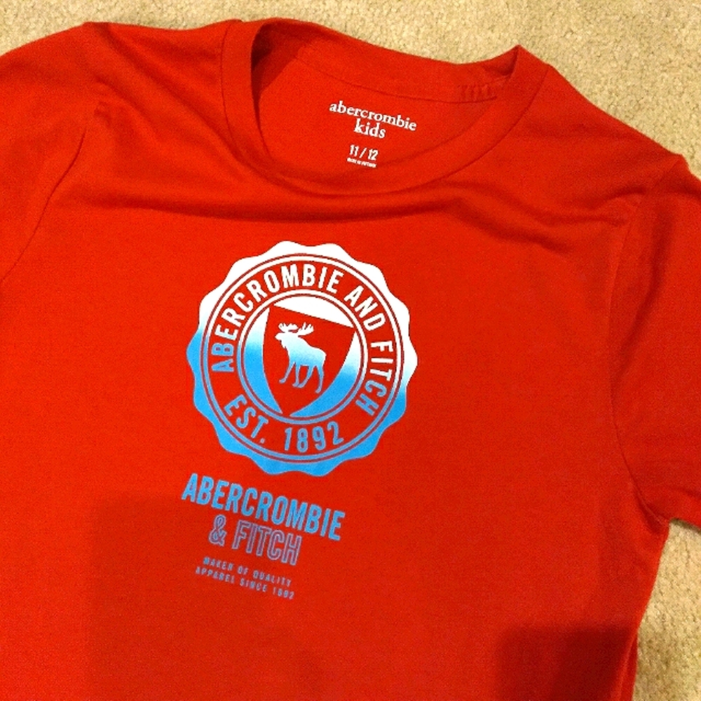 Abercrombie Kids Pattern Logo Tee